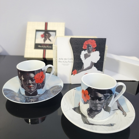 Arte de Café Obras de Jorge Severino Colección Limitada Espresso Set - Picture 9 of 12